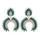 thumbnail image 3 of Pendientes geométricos exagerados con diamantes de imitación para mujer, modelo Grace de moda, C, 3 of 3