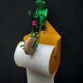 thumbnail image 3 of Portarrollos de papel higiénico de pared | Rollo de papel higiénico con forma de rana, 3 of 5