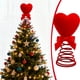 thumbnail image 1 of Adorno de estrella primaveral para árbol de Navidad | Decoración navideña ligera para repisa, estante o centro de mesa | Acabado dorado clásico, 1 of 9