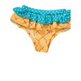 thumbnail image 3 of Pudcoco Little Girls Split Swimsuit Cute Suspender Top Flouncing Shorts, 3 of 9