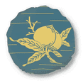 thumbnail image 1 of Painting Culture Yellow Peach Round Throw Pillow Home Decoration Cushion, 1 of 3