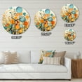thumbnail image 4 of Designart "Nostalgic Remix IV" Collages Abstraits Horloge Murale Surdimensionnée, 4 of 6
