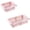 Pink, variant on 2Pcs Expandable Fridge Drawer Organizer, 20-28cm Adjustable Under Shelf Refrigerator Bins with Ventilation - Snap On Freezer Organizer for Eggs, Fruits, Vegetables, Snacks (White)