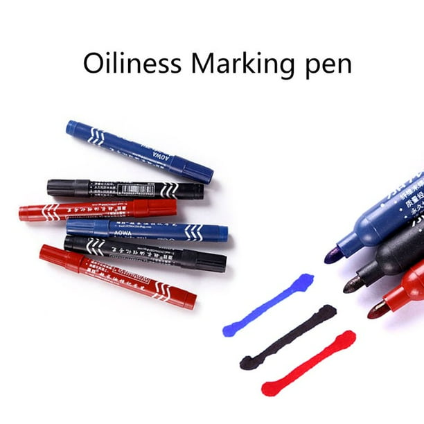 Marker pen for plastic outlet