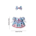 thumbnail image 4 of Aurorax Christmas Porch Goose Outfits 23" Holiday,Goose Clothes for Cement Goose Porch Goose 17/19 inch,Blue Lace Skirt and Bow Winter 23" Porch Goose Clothing Accessories for Outdoor Lawn Yard, 4 of 7