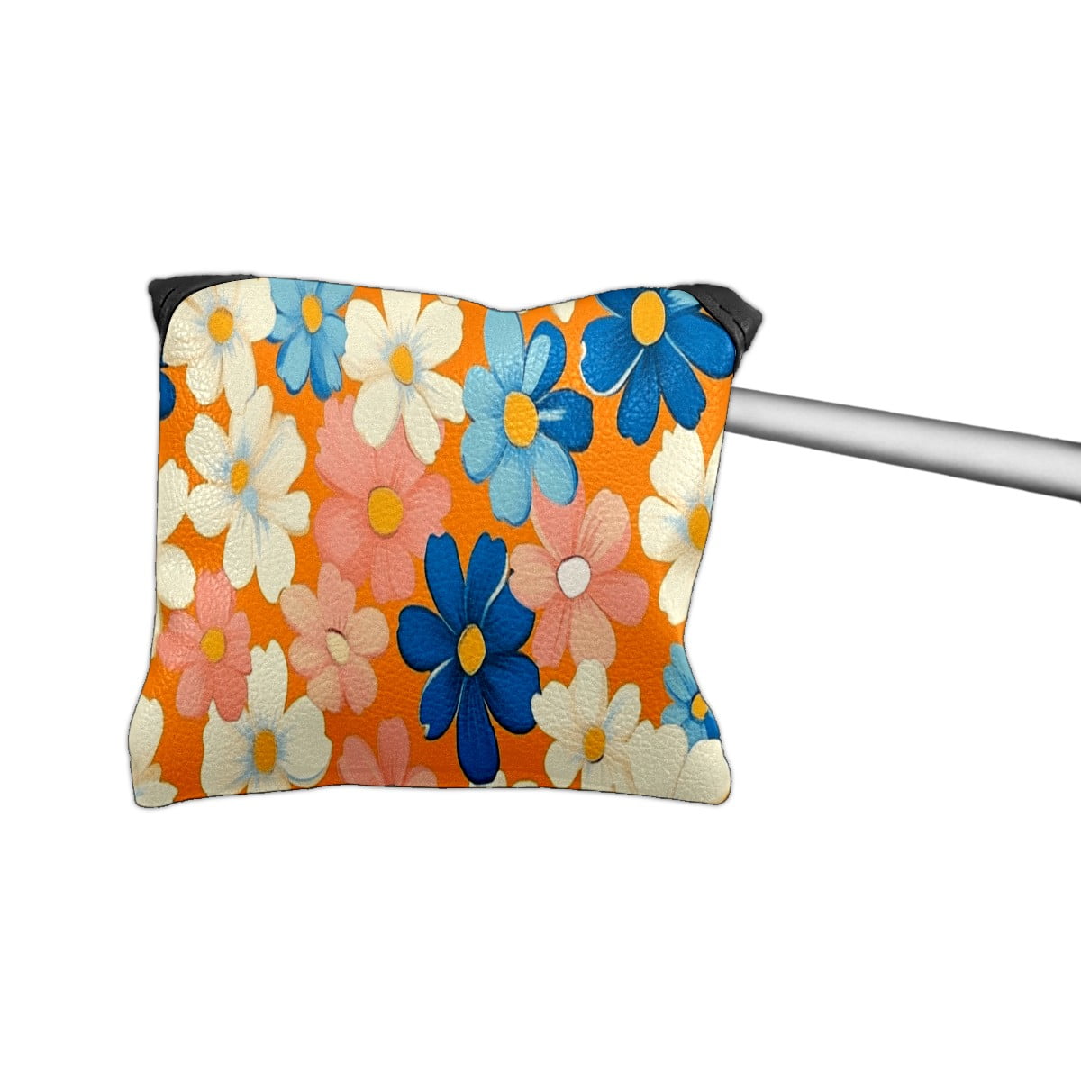 Golf Mallet Putter Cover Premium Leather Waterproof Golf Putter Head Cover with Magnetic Closure