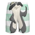thumbnail image 6 of Naloa Cute Raccoon Men's Beach Shorts, Surfing shorts, Swim trunks, Quick Dry Swim Trunks for Surfing Beach Fun - X-Large, 6 of 9