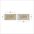 thumbnail image 3 of DecMode Indoor White Wood Farmhouse Sign Wall Decor, Set of 2, 3 of 9