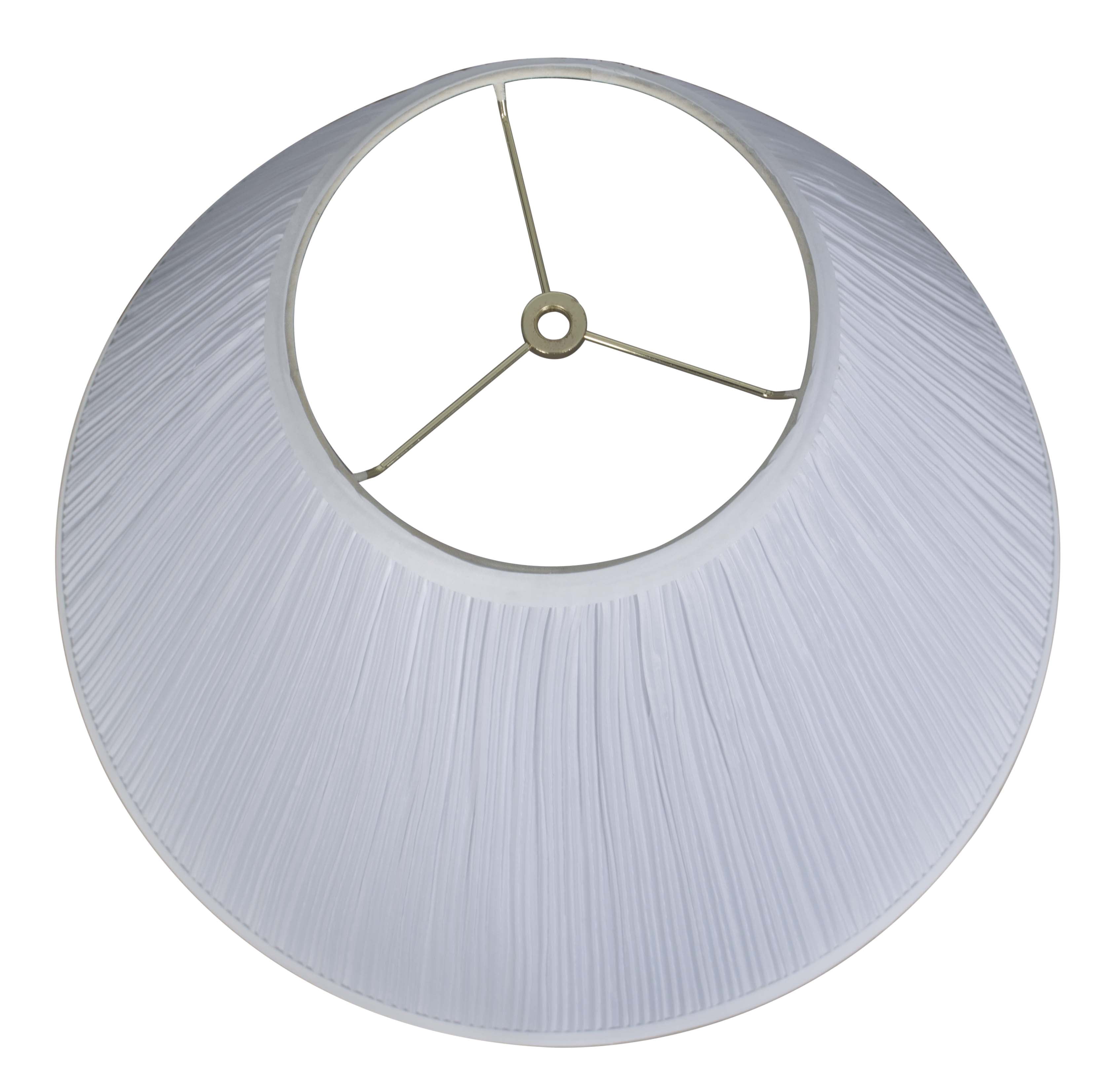 Mainstays 18" Soft Pleat Empire Lamp Shade, White