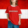 thumbnail image 2 of LUOGENLI Boys Shirts Size 7 Blue Children Flag of Print Short Sleeve Round Neck T Shirt Fashion Trend Bottoming Shirt Tops Boys Shirts Size 6 Boys Shirts 5T-6T Watermelon Red 8-9 Years, 2 of 6