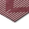 thumbnail image 4 of Addison Rugs Chantille Indoor/Outdoor Transitional Geometric Garnet Washable Rectangle Rug, 9' x 12', 4 of 6