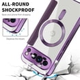 thumbnail image 6 of For Google Pixel 9 Pro Wallet Cell Cover, RFID Blocking, PU Leather,Compatible With MagSafe , With Flip Cover Multi-Card Slots Pocket, Ultra Thin Magneti Protective Cover,Purple,For Pixel 9 Pro, 6 of 8