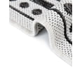 thumbnail image 5 of Unique Loom Outdoor Traditional Collection Area Rug - Deco (2' 7" x 12' Runner White and Black), 5 of 11
