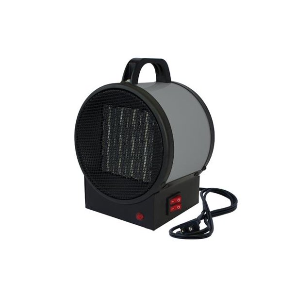 King Electric Portable Utility Heater, 1500W / 120V, Grey, PUH1215T