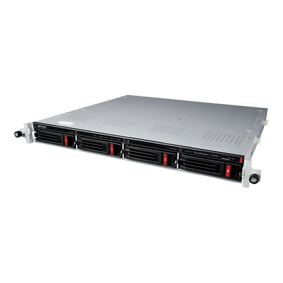 BUFFALO TeraStation 3430RN 4-Bay Secure SMB Rackmount NAS 8TB (2x4TB) with Hard Drives Included