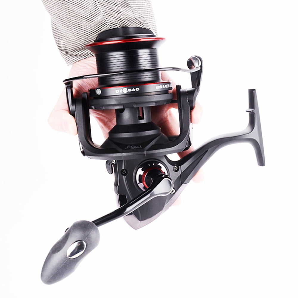 New Big Spool Reel 8000 9000 10000 Series Long Casting Spinning Fishing Reels 4.1:1 Catch Fish for Carp Feeder Fishing Wheel