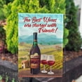 thumbnail image 3 of America Forever The Best Wines are Shared With Friends Summer Garden Flag 12.5 x 18 inches Drink Happy Hour Grapes Funny Vineyard Double Sided Seasonal Yard Outdoor Decorative Rustic Garden Flag, 3 of 5