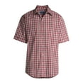 thumbnail image 6 of Arrow Men's Hamilton Poplin Wrinkle Free Short Sleeve Shirt, 6 of 6