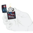 thumbnail image 6 of Zippo Eagle Flag Design Navy Matte Pocket Lighter, 6 of 7