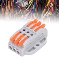 thumbnail image 4 of Tuerca de conector de cable de palanca terminal de conexión rápida Tratamiento de galvanoplastia confiable y seguro para cables eléctricos ANGGREK Otros, 4 of 8