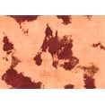thumbnail image 1 of Ahgly Company Indoor Rectangle Abstract Orange Modern Area Rugs, 2' x 5', 1 of 4