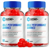 SizeMD  Gummies for Men – SizeMD Plus Male Gummy Natural Blend Reviews, 2 Pack, 120 Gummies