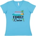 thumbnail image 3 of Inktastic Family Cruise Vacation Trip Women's V-Neck T-Shirt, 3 of 5