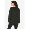 thumbnail image 2 of Roaman's Women's Plus Size Sherpa Fleece Tunic, 2 of 4