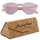 thumbnail image 1 of Gafas Modernas VentDepot Freedom Pink UV400 Policarbonato Madera de Bambú, 1 of 1