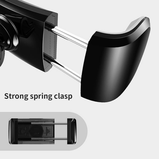 Car Mobile Phone Holder Universal Auto air vent mount 360 Degree Mini Stand Bracket In Auto Air Vent Mount, Dark Blue