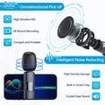 thumbnail image 2 of LEEYNEER mini microphone Sans Fil pour iPad 7-14, microphone Lavalier Sans Fil plug-and-play, microphone à clip pour Enregistrement, Diffusion en Direct, Podcast..., 2 of 6