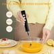 thumbnail image 4 of Yuarrent Espumador de leche y café eléctrico ABS, inalámbrico, 3 velocidades, ajustable, portátil, recargable, agitador de cocina para el Electrodomésticos, 4 of 6
