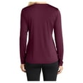thumbnail image 3 of Yellow Rooster Women's Long Sleeve PosiCharge Competitor V-Neck Tee Maroon M, 3 of 7