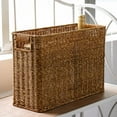 thumbnail image 1 of Organizador de Ratán de Plástico perfecl Cesta de almacenamiento para Armario de Dormitorio Marron oscuro, 1 of 8