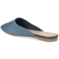 thumbnail image 5 of Journee Womens Aniee Slip On Almond Toe Mule Flats, Widths Available, 5 of 8