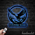 thumbnail image 3 of Handmadetneonsign Eagle Metal Wall Art Light, Wild Life Metal Sign Wall Decor, Custom Animal Metal Decor 50096, 3 of 5