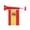 D, variant on Flag Fan Horn With Country Banner For Soccer, 2 In 1 Adjustable Stadium Cheering Noise Maker, Loud Party Trumpet For Sports Events, Fan Giveaways And Outdoor Celebrations (Multicolor, 11*4*4in)
