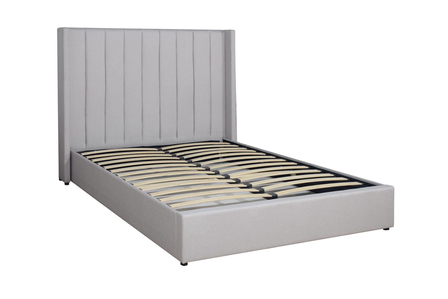 K-Living Penny Lift Up Storage King Size Fabric Bed! NO BOX SPRING IS REQUIRED!
