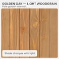 thumbnail image 4 of 16 inch Golden Oak Floating Shelf, High End Solid Real Wood 16inch Small Floating Shelves for Wall Mounted, Oak Wooden 16in Floating Shelves, Heavy Duty Bracket, 16 X 6.5 X 1.75 in, Set of 3, 4 of 4