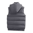thumbnail image 6 of Herrnalise Men's 9-zone Smart Heating Vest Jacket Charging Smart USB Carbon Fiber Heating Warm Hooded Vest Men's And Women's Same Jacket Coat Gray, 6 of 6