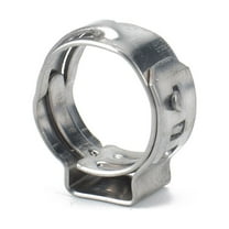 DECORNIJIA whamvox 20set pipe clamp single ear stainless steel silver