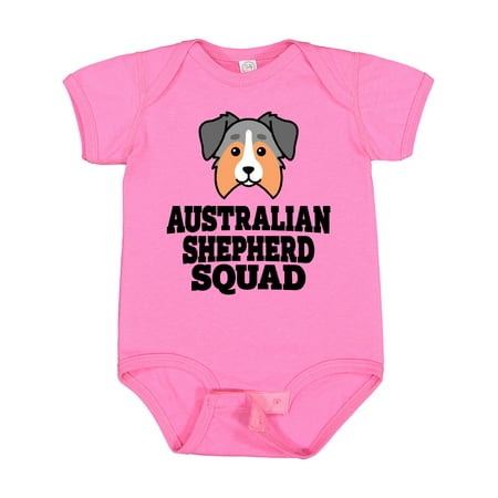 

Inktastic Dog Australian Shepherd Squad Gift Baby Boy or Baby Girl Bodysuit