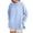 Blue, variant on kamemir Sweatshirts for Women Plus Size Womens Oversized Sweatshirt Crewneck Long Sleeve Tunic Pollover Shirts Side Zipper Hoodie Sweater 2024 Fall Clothes(Pink,L)