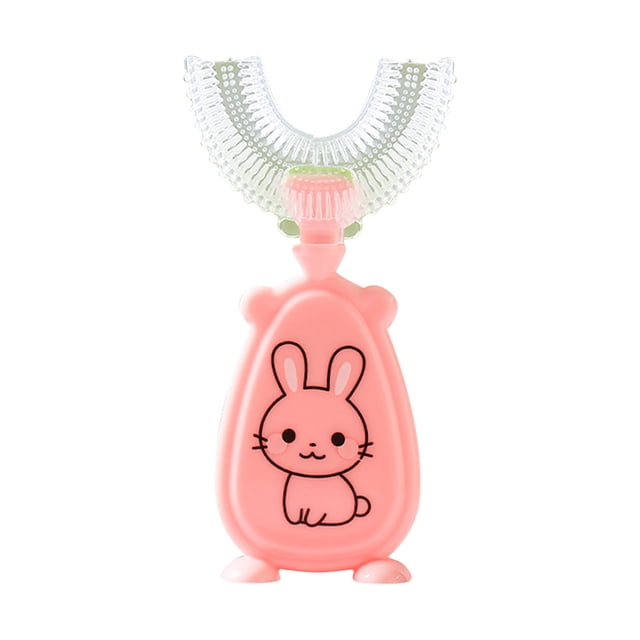 Wmkox8yii Cepillo de dientes de limpieza de cerdas suaves de silicona con boca en forma de U manual para niños Wmkox8yii FJKAFA125