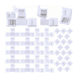 thumbnail image 1 of Kit Conector L/t Broche Para Unir Tira Led Rgb 4 Pines, 1 of 3