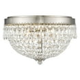 thumbnail image 2 of Z-Lite 431F3 Danza 3 Light Flush Mount Ceiling Fixture with Clear Crystal Shade, 2 of 2