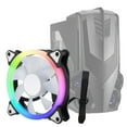 thumbnail image 3 of Ventilador de refrigeración de aire silencioso Ormromra con luz de Color deslumbrante PWM 12cm, 3 of 8