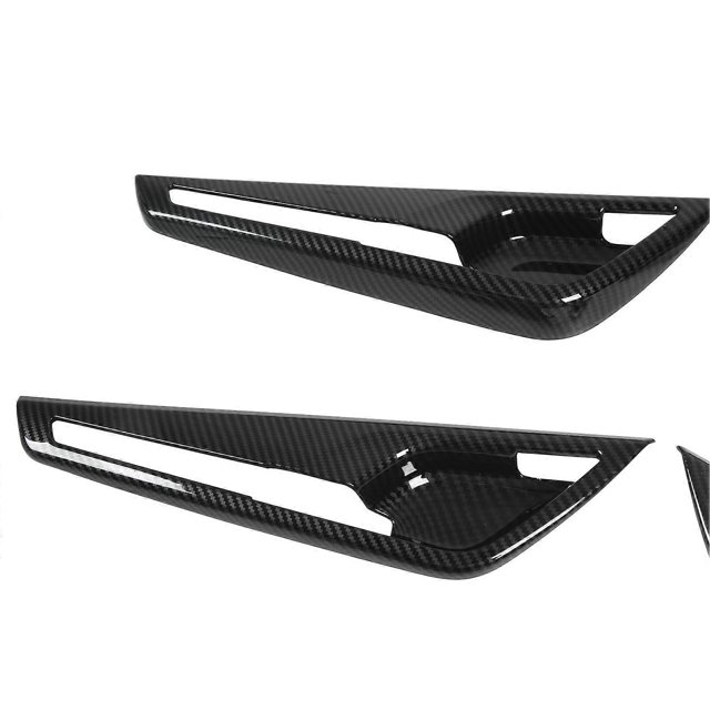2 Pcs Rear Bumper Spoiler Glossy Black Lower Air Vent Cover Trim Frame for 4 Series G22 G23 M Sport