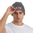 thumbnail image 6 of ZICANCN Pink Drift Race Car Knit Beanie Hat, Winter Cap Soft Warm Classic Hats for Men Women, Deep Heather, 6 of 8
