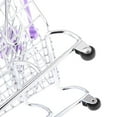 thumbnail image 2 of Mini Shopping Cart Trolley Toy Size M Handcart Toy Trolley Purple, 2 of 9
